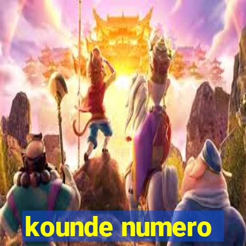 kounde numero