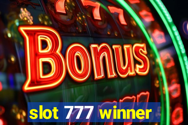 slot 777 winner