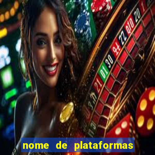 nome de plataformas de jogos