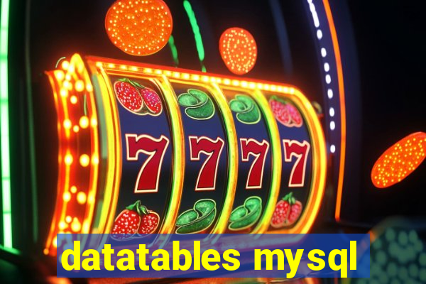 datatables mysql