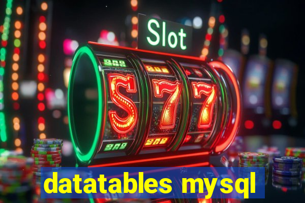 datatables mysql