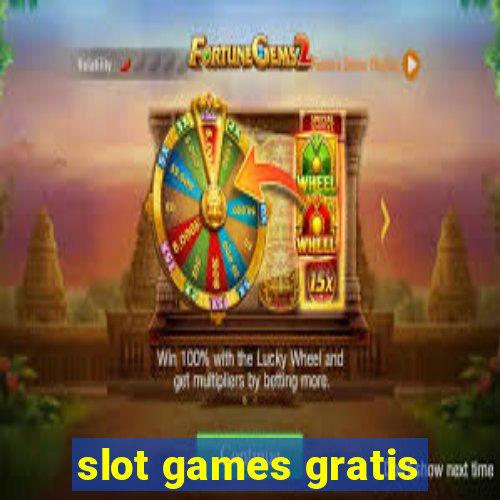 slot games gratis