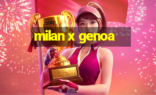 milan x genoa