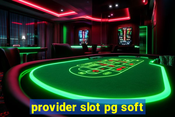 provider slot pg soft