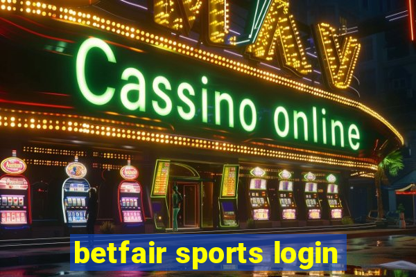 betfair sports login