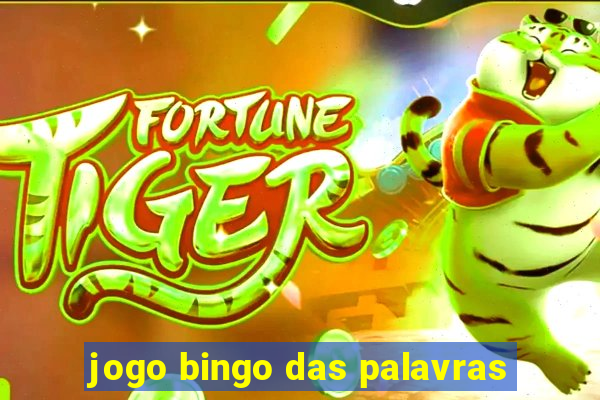 jogo bingo das palavras