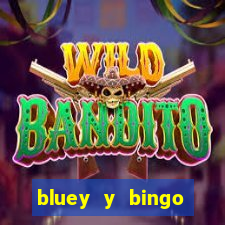 bluey y bingo bailando png