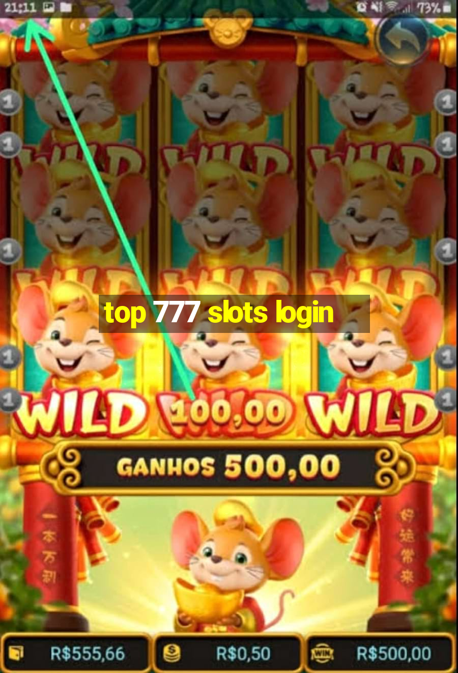 top 777 slots login