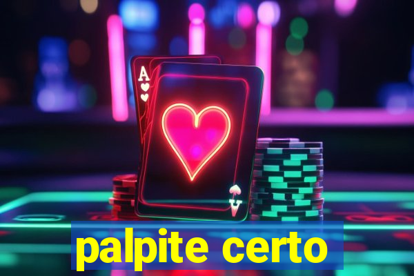 palpite certo