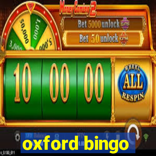 oxford bingo