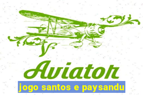 jogo santos e paysandu