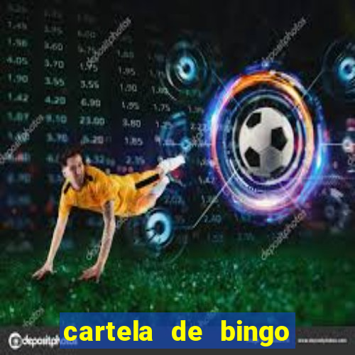 cartela de bingo para chá de bebê