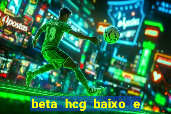 beta hcg baixo e gravidez evoluiu