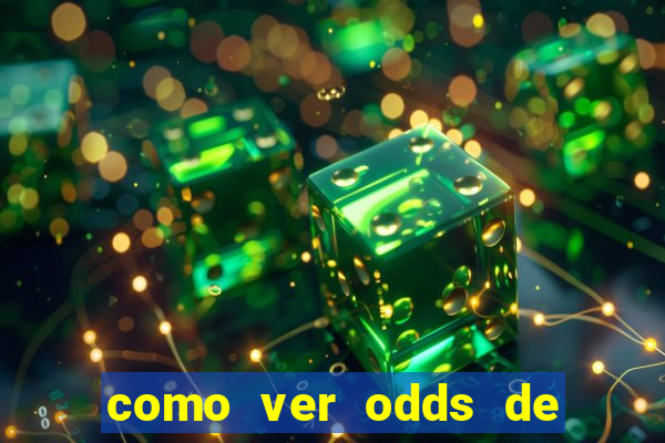 como ver odds de jogos passados