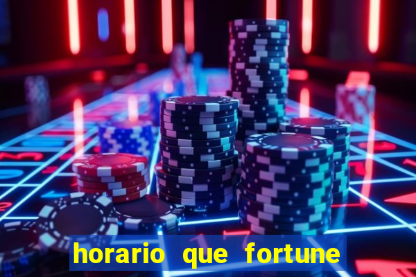 horario que fortune tiger paga