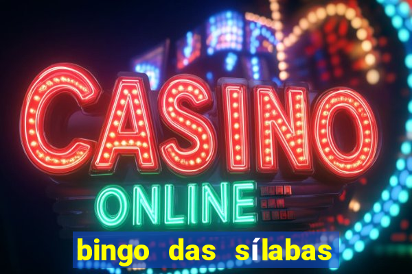 bingo das sílabas como jogar