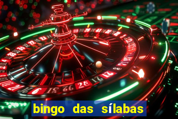 bingo das sílabas como jogar