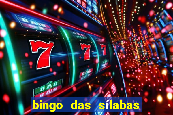 bingo das sílabas como jogar