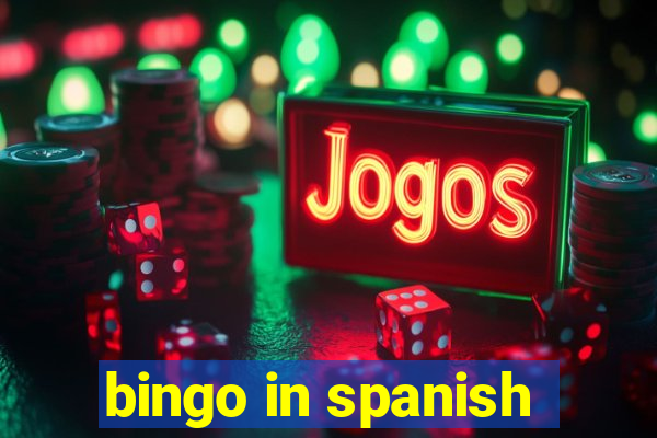 bingo in spanish