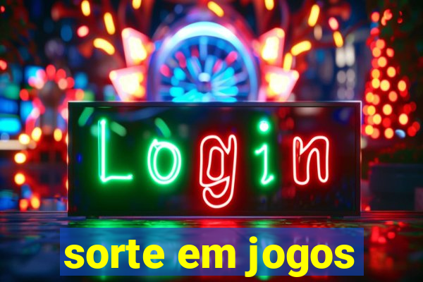 sorte em jogos