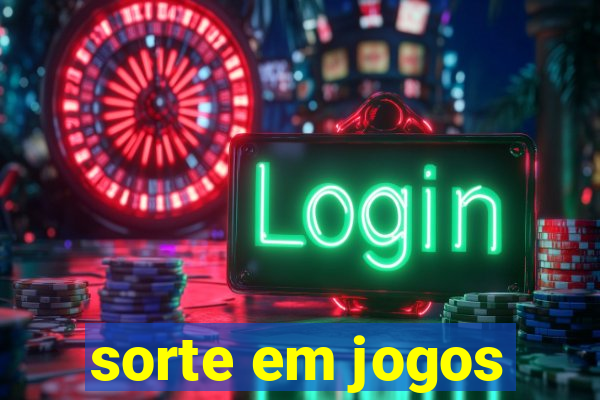 sorte em jogos