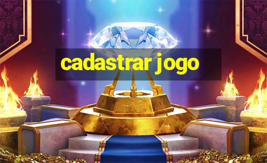 cadastrar jogo