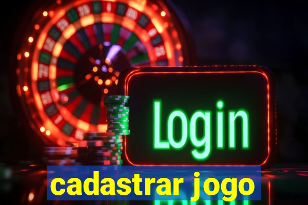 cadastrar jogo