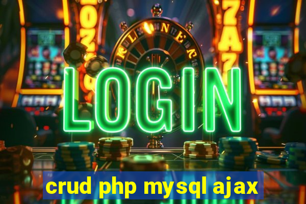 crud php mysql ajax