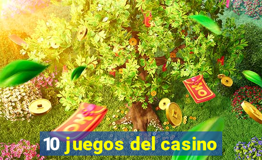 10 juegos del casino