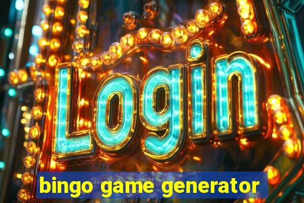 bingo game generator