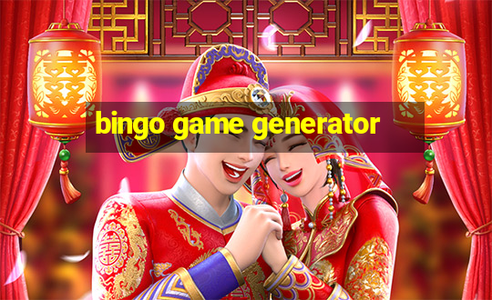 bingo game generator