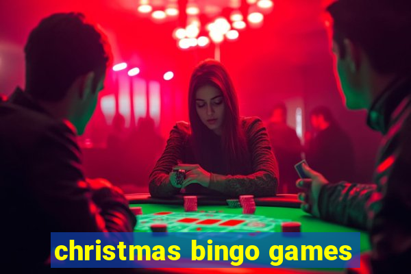 christmas bingo games