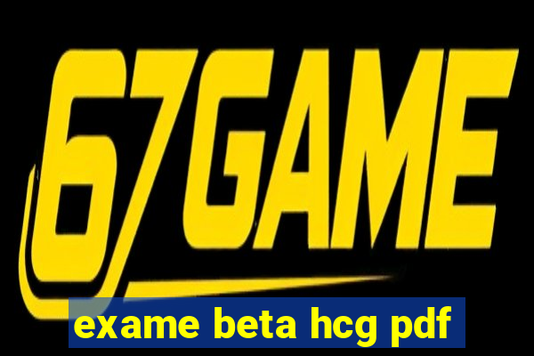 exame beta hcg pdf