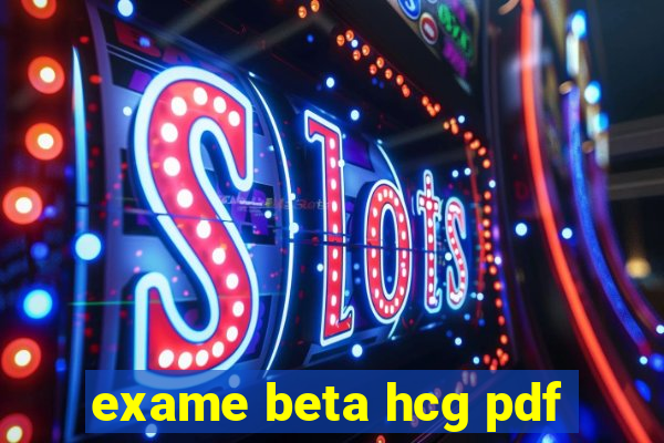 exame beta hcg pdf