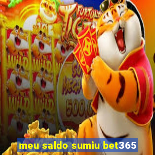 meu saldo sumiu bet365