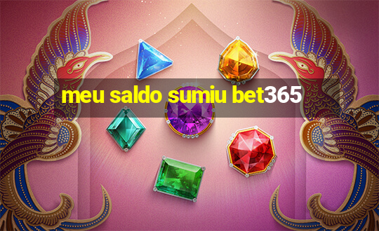 meu saldo sumiu bet365