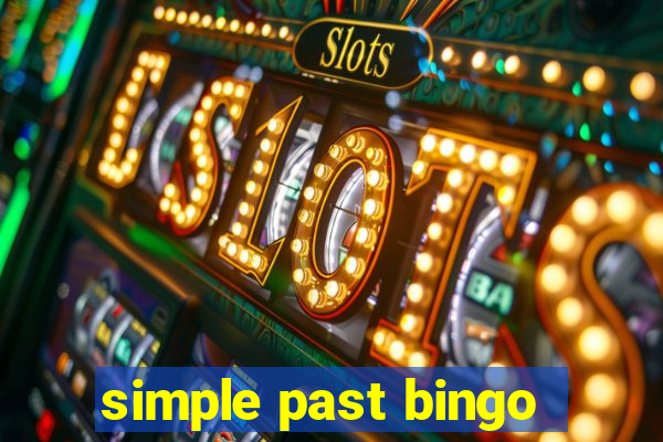 simple past bingo