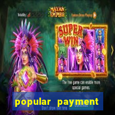 popular payment methods online casinos