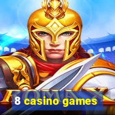 8 casino games