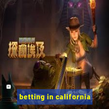 betting in california