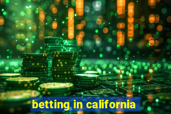 betting in california