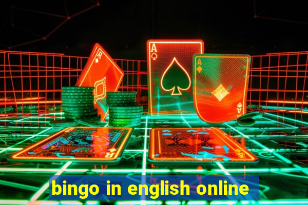 bingo in english online