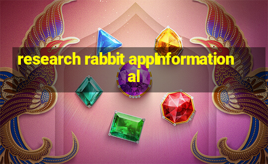 research rabbit appInformational