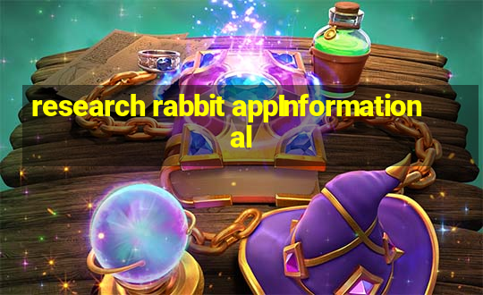 research rabbit appInformational