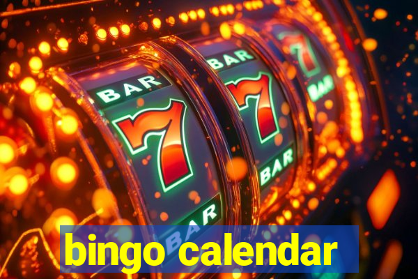 bingo calendar