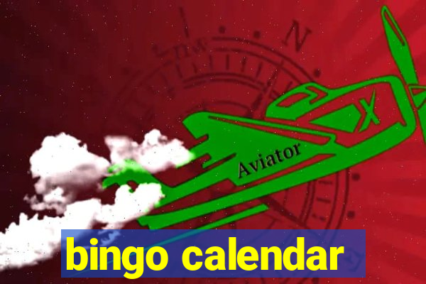 bingo calendar