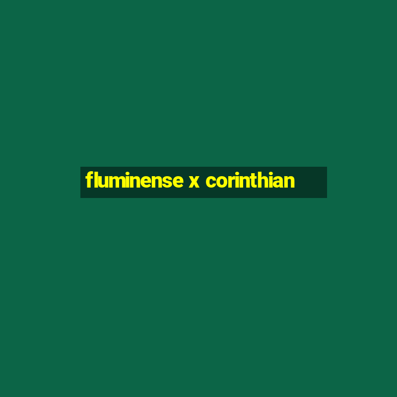 fluminense x corinthian