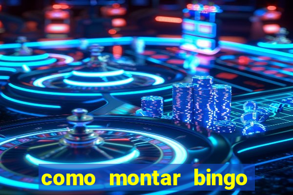 como montar bingo brinquedos toia