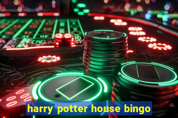 harry potter house bingo