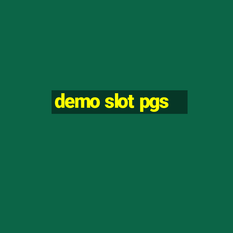 demo slot pgs